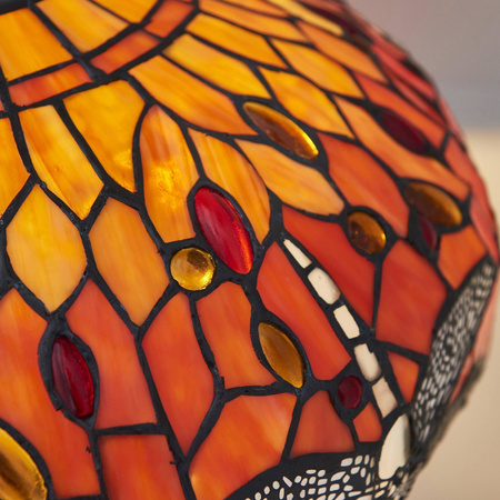 Lampa Stołowa Dragonfly flame (64093) Tiffany