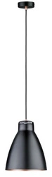 Neordic Roald Lampa wisząca max. 1x20W E27 230V Czarny Mat/Miedź-Mat Metal/Marmur (PL79609) - PAULMANN