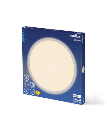 Lampy sufitowe OjaSmart Nordlux LED  Tworzywo sztuczne Biały