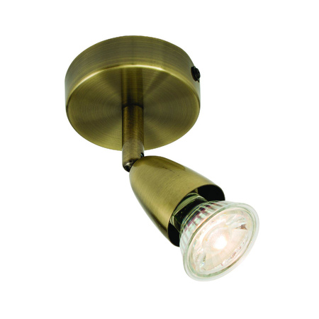 Lampa sufitowa Amalfi 1lt antique brass 35W (60998) - Saxby