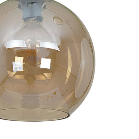 Lampa wisząca SOFIA AMBER 1xE27 (MLP6578) - Milagro