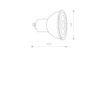 Żarówka REFLECTOR LED, GU10, R50, 7W (9180) - Nowodvorski