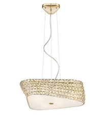 BABYLON LAMPA WISZĄCA ZŁOTA/GOLD (P0286-06M-F7AC) - Zuma Line