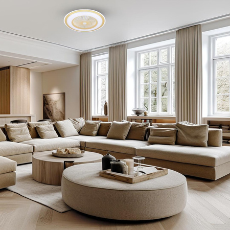 Lampowentylator ZEPHYR GOLD 48W LED+ PILOT (ML1517) - Milagro