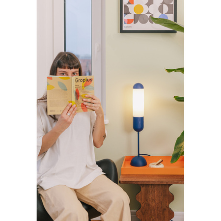 FUNSUI ST granatowa lampa stołowa (FNS11313P1) - Ummo