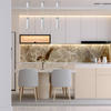 NEO WHITE CHROME LAMPA WISZĄCA 1xGU10 (ML0291) - Milagro