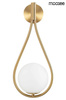 MOOSEE lampa ścienna ROMA złota (MSE010400204) - Moosee