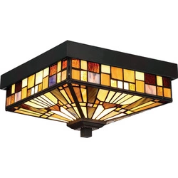 Plafon w stylu Art Deco Inglenook  (QZ-INGLENOOK-F) - Elstead Lighting