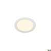 SENSER 18, lampa sufitowa wpuszczana LED indoor, okrągła, kolor biały, 3000K (1003009) - SLV