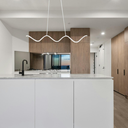 Lampa wisząca ZIGZAG LED biała 90 cm (ST-MD240602 WHITE) - Step into Design