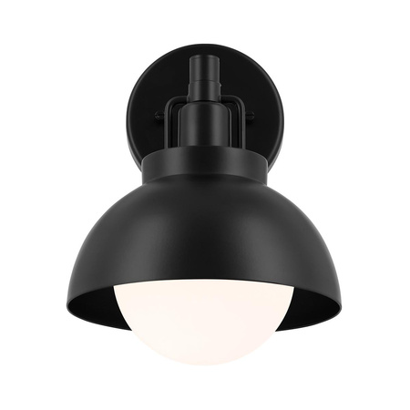 Kinkiet, Półplafon, Lampa wisząca Niva - 1 źródło światła - Czarny (KL-NIVA-1W-1P-BK) - Elstead Lighting