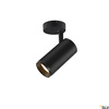 NUMINOS® SPOT DALI M, wewnętrzna oprawa sufitowa natynkowa LED, czarna/czarna 2700 K 24° (1004482) - SLV