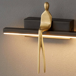 Lampa ścienna AMICI czarna 31 cm (ST-B3578 black) - Step into Design