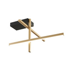 Lampa sufitowa EDGE (22008C3-BK/GD) - Zuma Line