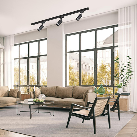 Oprawa Pipe Ring Track Czarny 1xGU10 (ML2065) - Milagro