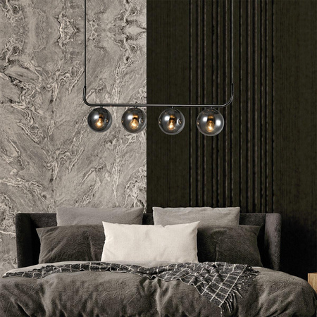 Lampa wisząca Alisa 4 smoked (LP-005/4L BK) - Light Prestige