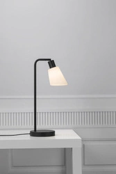 Lampa stołowa  ze szklanym kloszem MOLLI Nordlux E14 25W Szkło Czarny