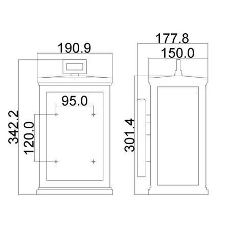 Kinkiet zewnętrzny Roscoe (FE-ROSCOE-M) - Elstead Lighting