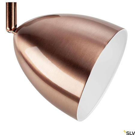Lampa do szynoprzewodu 1 fazowego PARA CONE 14 miedź/biel (1008054) - SLV