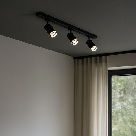 Oprawa Pipe Ring Track Czarny 1xGU10 (ML2065) - Milagro