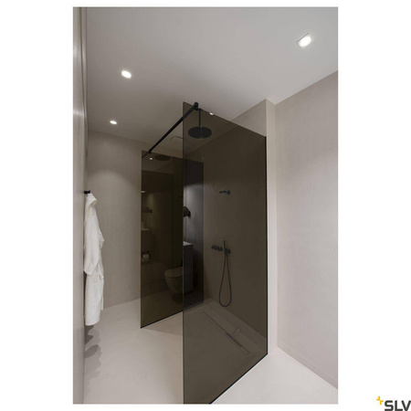 PATTA-F, lampa wpuszczana, LED, 3000K, kwadratowa, biała, 38°, z zasilaczem (114451) - SLV