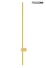 Minimalistyczny kinkiet OMBRE 120 złota (MSE1501100414) - Moosee