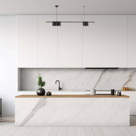 Lampa wisząca (listwa) GENESIS BLACK 5xGU10 (ML0367) - Milagro