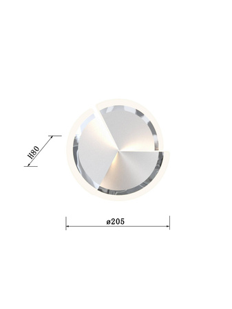TRAPANI - Lampa sufitowa lub ścienna (9036-108S) - Aviano Lighting
