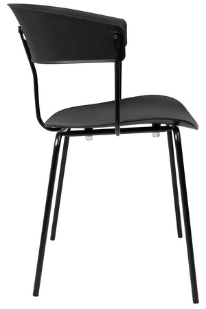 Krzesło JETT czarne - polipropylen, metal (PC-161) - King Home