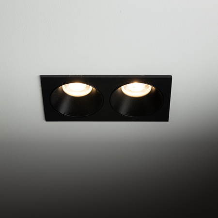 Lampa wpuszczana PRISMA DUO BLACK 2 XGU10 (10579) - TK Lighting