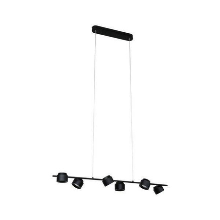 Puric Pane I lampa wisząca LED 6x4,5W 3-st ściem Czarny/Szary 230V metal/twszt (PL79773) - PAULMANN
