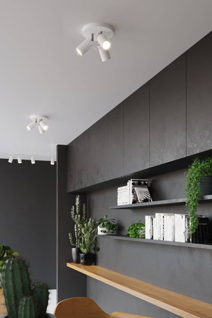 Plafon RING 3P biały (SL.1015) - Sollux