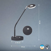 Ściemnialna lampa stołowa Dent (50416) - Fischer&Honsel