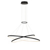 Lampa wisząca Halifax 2xLED czarna  (LP-940/2P BK CCT) - Light Prestige