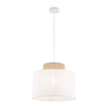 DUO WHITE JUTA LAMPA WISZĄCA 1 (1856) - TK Lighting