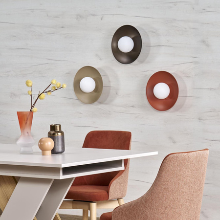 SLATE SABIA GLASS KINKIET 1XG9 (10936) - TK Lighting