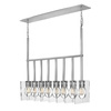 Lampa wisząca Ludlow - 8 źródeł światła - Polerowany nikiel (QN-LUDLOW8-PN) - Quintiesse
