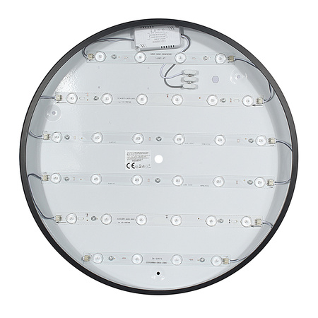 Plafon Natynkowy LED 40cm Okrągły BB01 40W 4000K Czarny - DomenoLED