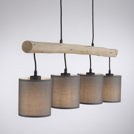 GREEN TRIBU LAMPA WISZĄCA DREWNO/BEŻOWY (15783-29) - Paul Neuhaus