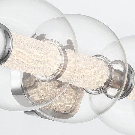 Kinkiet Atomo - 4 źródła światła - Polerowany chrom (QN-ATOMO-4W-PC) - Quintiesse