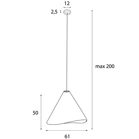 MAXLIGHT P0609 LAMPA WISZĄCA SAKURA OAK WOOD