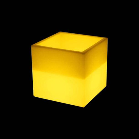Lampa ogrodowa donica FLOWER CUBE LED RGBW 16 kolorów 40 cm (ES-FL008) - Step into Design