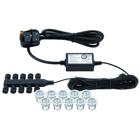 Lampa wpuszczana Ikon round 30mm kit IP67 0.45W (13889) - Saxby