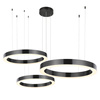 Lampa wisząca CIRCLE 40+60+80 LED tytanowa (ST-8848-40+60+80 black) - Step into Design