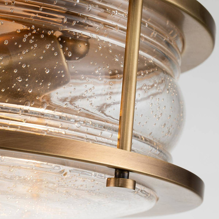 Plafon Ashlandbay - 2 źródła światła - Naturalny mosiądz (QN-ASHLANDBAY-F-NBR-BATH) - Quintiesse