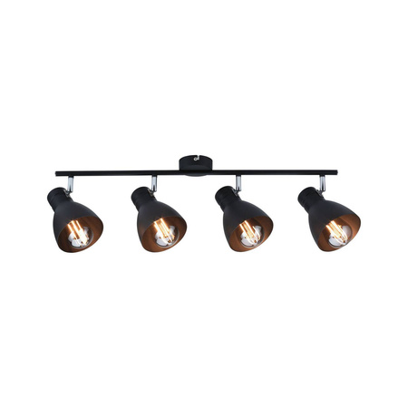 Reflektor DAVY max. 4x20W E27 230V czarny metal (PL66762) - PAULMANN