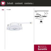 Zestaw 10 oczek sufitowych EBL schw LED 10x4,8W 3000K ws m (PL99996) - PAULMANN