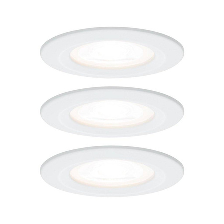 Zestaw opraw wpuszczanych Nova LED 3 szt. IP44 (PL93445) - Paulmann