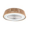 CEILING FAN, METAL-HEMP ROPE 33W LED (23001 Zambelis) - Zambelis