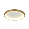 CEILING LIGHT 50W 3000K ALUMINUM & ACRYLIC DIMMABLE BRUSHED ANTIQUE GOLD (2050 Zambelis) - Zambelis